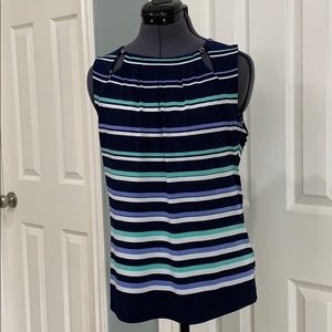 Tommy Hilfiger - Navy Blue stripe Tank Top